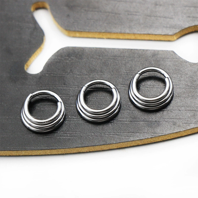 Silver pointed spike labret stud material detail