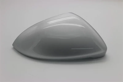 Large field of view rear view auxiliary mirror – turn signal light frame - volkswagen-golf-72014-2020-model-left-drivers-side-shell-crystal-silver