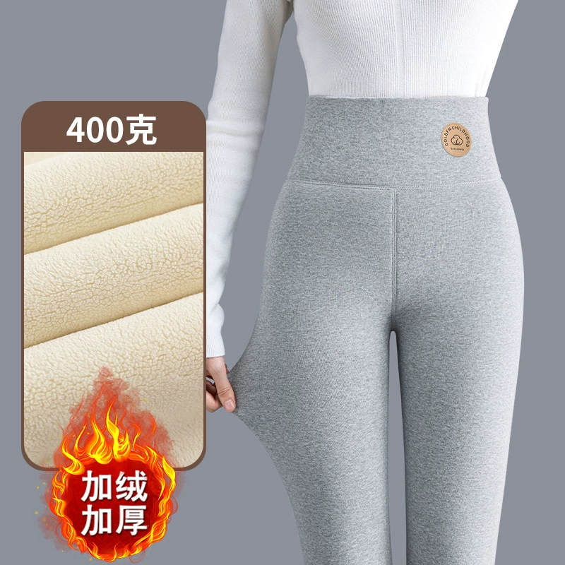 Флисовые Leggings для мамы, демисезонное термобелье, бархатные тёплые брюки, для среднего возраста