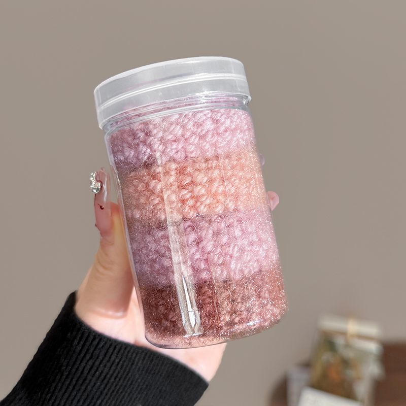 Temperamento de invierno y otoño lana gruesa anillo de cabello no daña cabello de alta elasticidad de banda de goma duradera cuerdas de cabello 2024 nuevo toque de cabeza