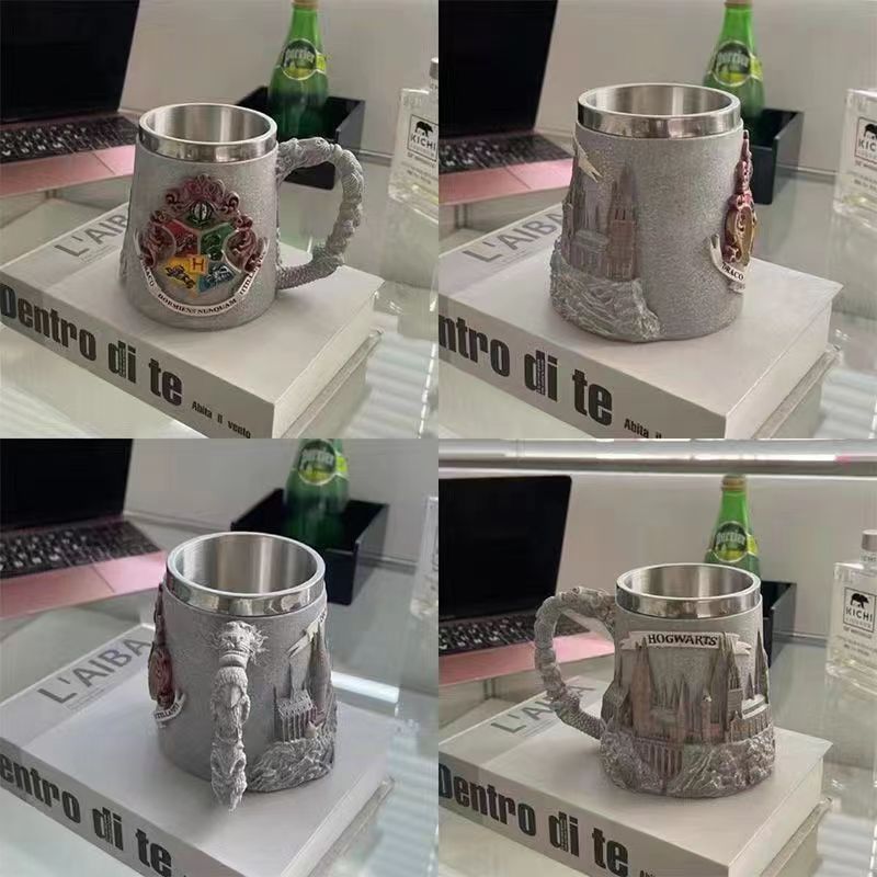 Harry Potter taza de cerveza personalidad película alrededor de recuerdos creativos Harry Potter taza de café de marca de gran capacidad