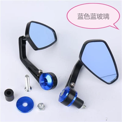 Motorcycle rearview mirror – supply - jb-6027-blue-blue-glass