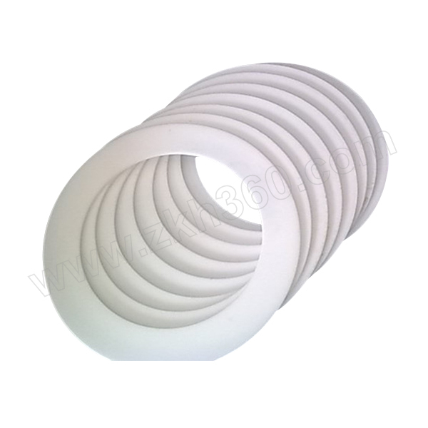 VICTORY FLUID/捷丰流体 聚四氟乙烯硬垫片 DN125 192mm*141mm*1.5mm PN16,T=1.5mm,PTFE,RF面,HG/T20606-2009 1包