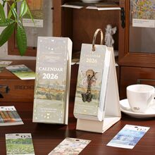 ³oil painting flip calendar2026͹ŚWʽͮ՚v