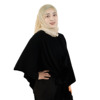 Fashionable universal colored breathable cloak for leisure, decorations, scarf, city style