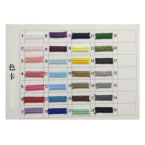 Factory direct supply hollow lace polyester ladder edge DIY handmade clothing accessories boxes bags socks decoration clothing accessories