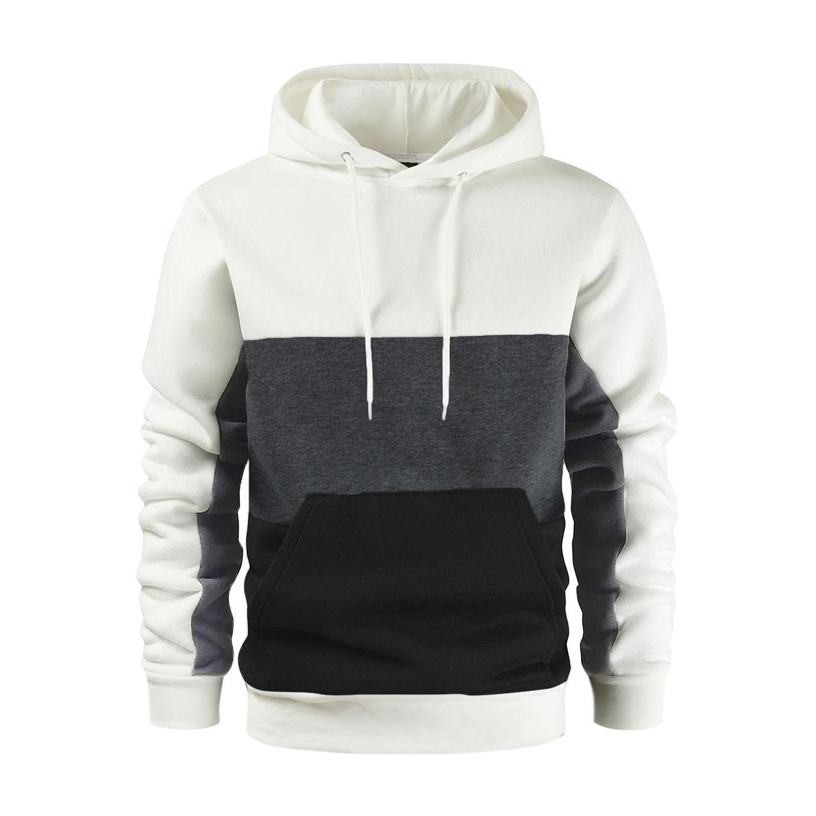 Herren Hoodie Mit Colorblock Design Für Herbst Und Winter_voghion.com