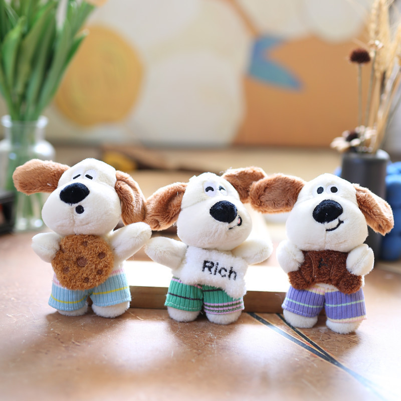 インターネット有名人かわいい子犬ペンダントぬいぐるみ人形子犬スクールバッグペンダントキーホルダー人形人形|undefined