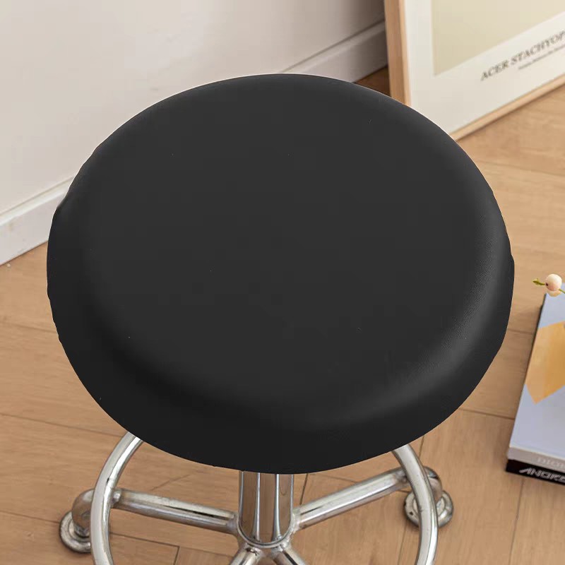 Round Chair Cover 2025 New Waterproof and Oil-Proof Bar Beauty Barber Stool Cover Universal Round Stool Cover