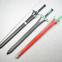 刀剑神域黑剑白剑 亚丝娜的配件细剑-闪烁之光表演 COS道具不开刃