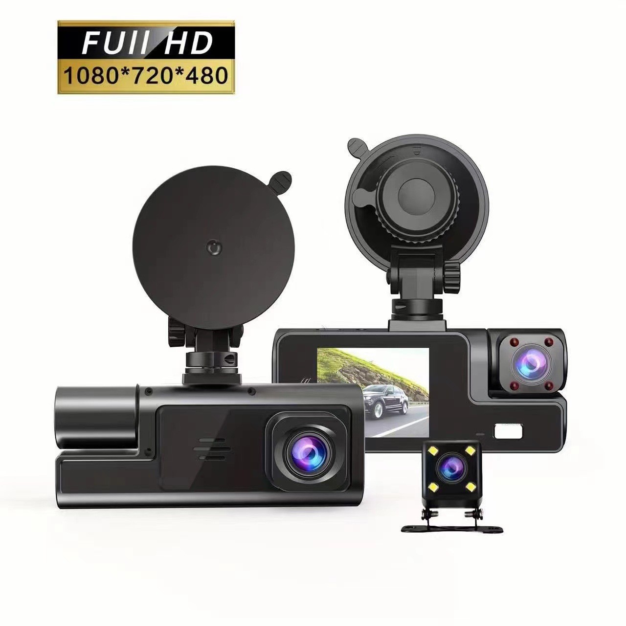 A22 triple recording (front lens + internal lens + rear lens)