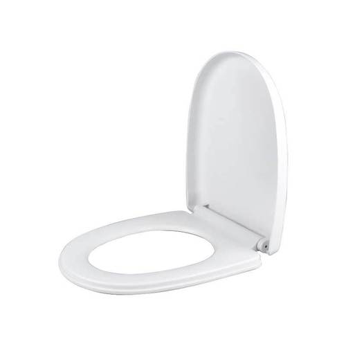Universal Home Toilet Seat Cover, Thickened Slow-Closing UV Style Toilet Ring Bathroom Quick-Release Cover Plate