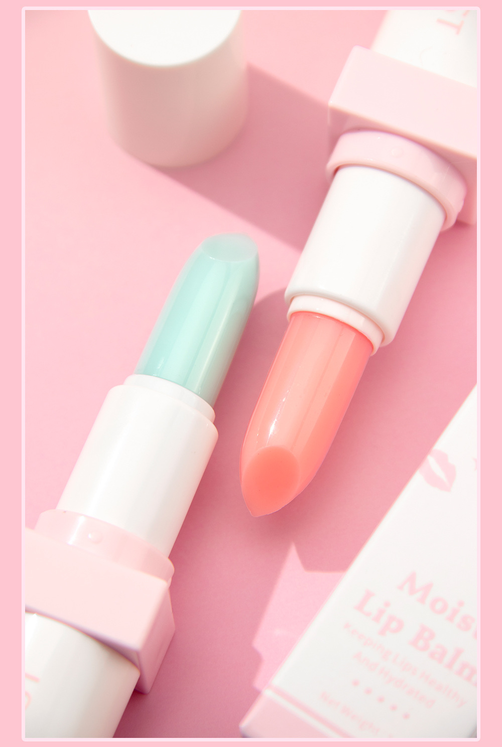 QIBEST Warming Moisturizing Lip Balm, Double Moisturizing Lip Balm, anti-cracking, reducing lip lines, firm and moisturizing without greasiness undefined