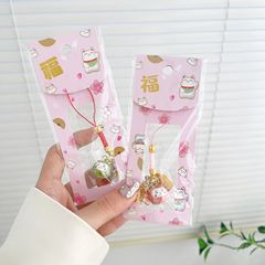 Creative Ceramic Vintage-Style Fortune Cat & Koi Phone Keychain | Woven Alloy Charm for Bags – Perfect Gift Item