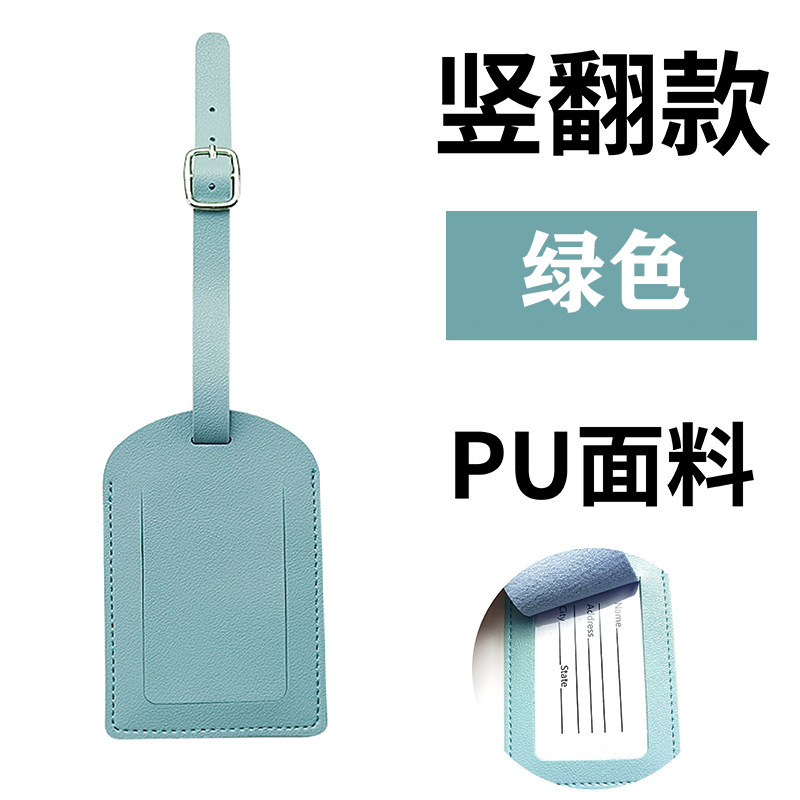 Equipaje de embarque de viaje etiqueta anti-perdida listado letrero de viaje etiqueta de decoración de equipaje etiqueta de negocios pequeña