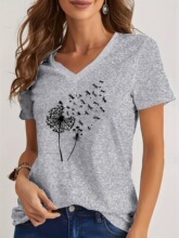 T 81741 3D Printed Loose Fit T Shirt ӡ������T�� �羳ŷ