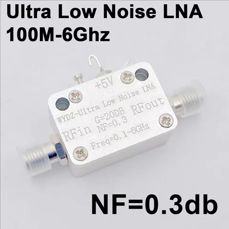 100M-6Ghz Ultra-Wideband Low Phase Noise Amplifier 20Db Gain 0.1-6Ghz Ultra-Low Noise Amplifier 100M-6Ghz Ultra-Wideband Low Phase Noise Amplifier 20Db Gain 0.1-6Ghz Ultra-Low Noise Amplifier