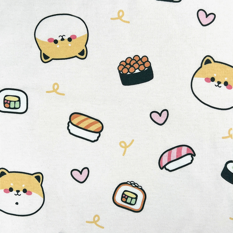 ニット綿綿綿毛布プリント赤ちゃん精櫛プリント枕カバー生地赤ちゃん下着tシャツニット生地|undefined