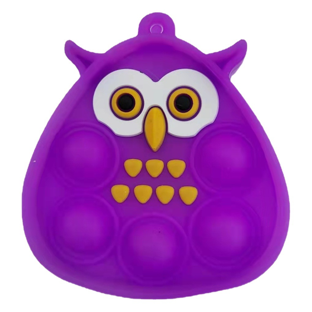 Nuevo mini KFC Keda pato de silicona rata asesino pionero 3D de dos colores descompresión llavero colgante de juguete para niños