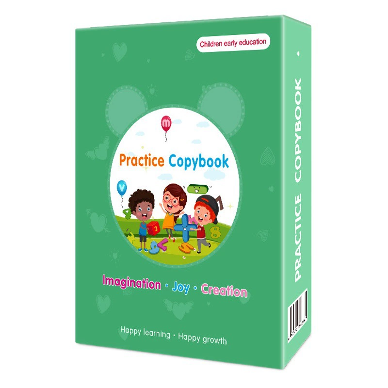 Новая трансграничная электронная коммерция Amazon English детская твердая ручка с канавкой, Волшебная тетрадь, Подарочная коробка для тетрадей