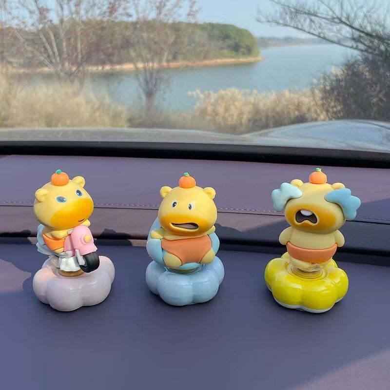 Cute Capybara Lulu Spinning Car Dashboard Ornament Decoration Spinning Car Decoration New Car Gift Cute Capybara Lulu Spinning Car Dashboard Ornament Decoration Spinning Car Decoration New Car Gift
