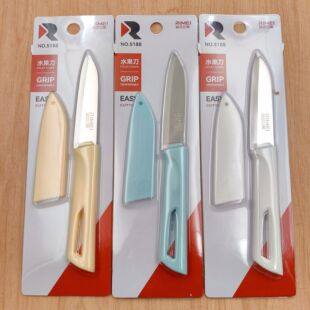 Jinda Japan and the United States 5188 fruit knife stainless steel cut apple dormitory melon and fruit knife compact/color random hair single