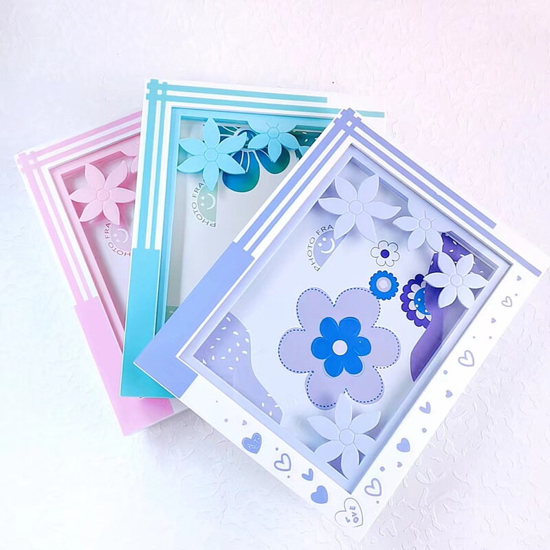 [1 box minimum order] 7-inch simple photo frame 7-inch plastic photo frame photo studio simple photo frame gift