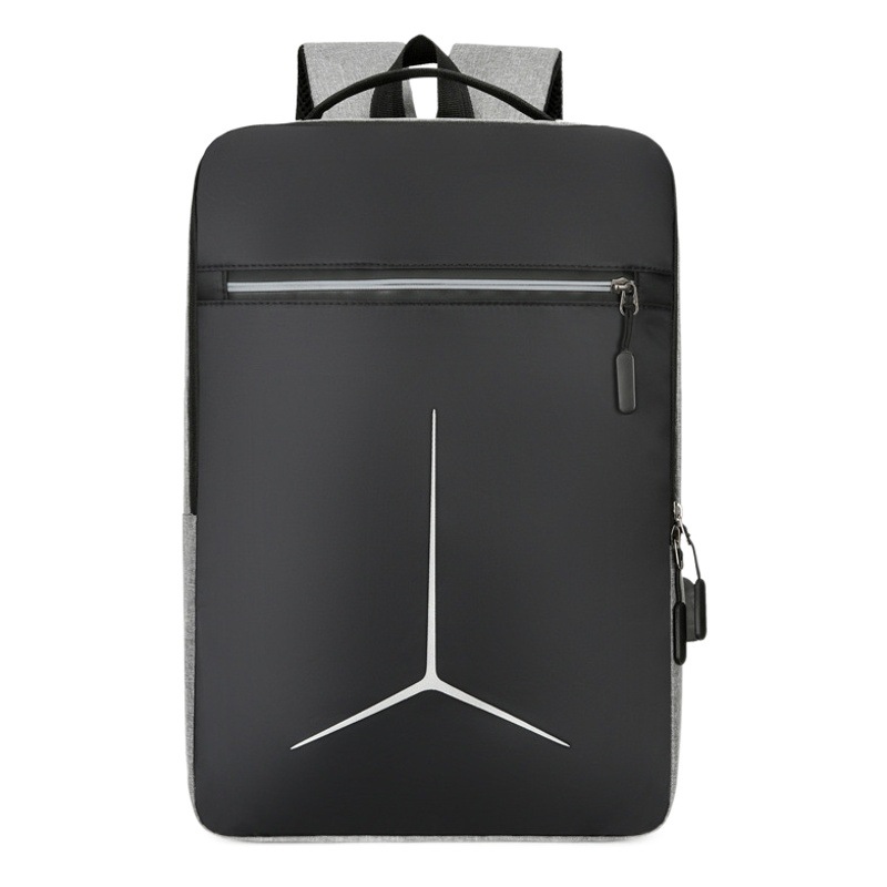 Mochila empresarial impermeable con puerto USB, 16 pulgadas, diseño ergonómico para portátil