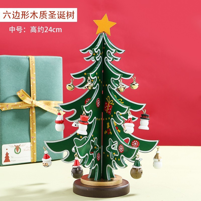 2025年クリスマスデコレーション 小型ミニツリーDIY立体インスタ風シーンレイアウト卓上飾り子供用家庭用|undefined