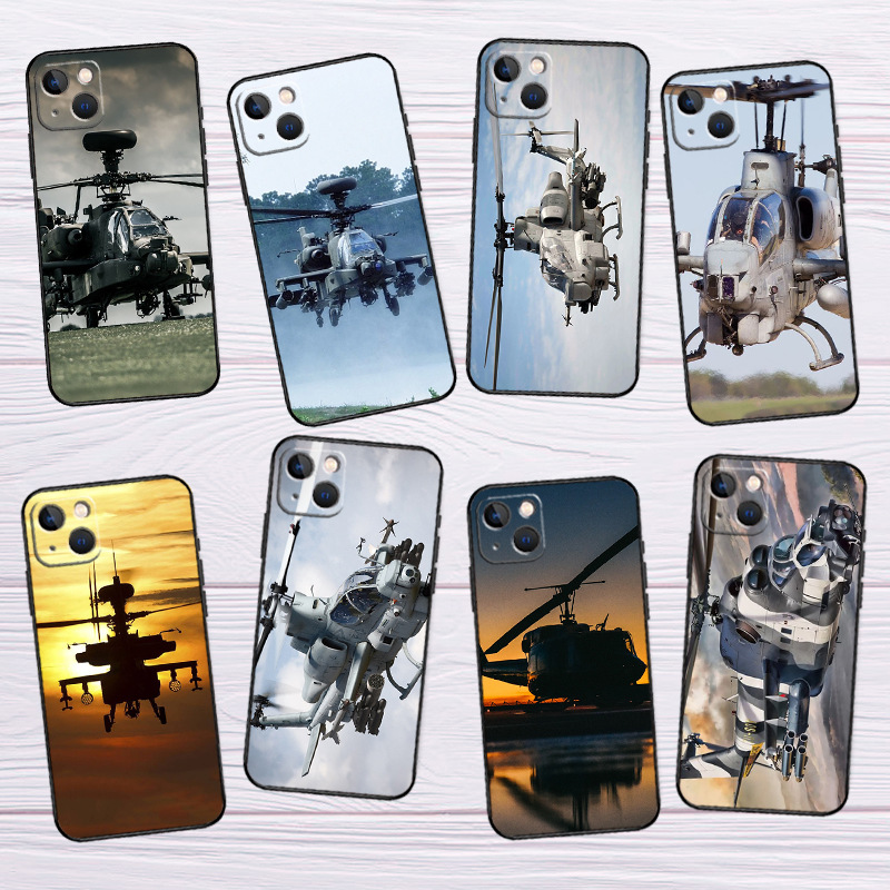 Phone Case for Helicopter iPhone 15 14 11 12 13 Pro SE 2020