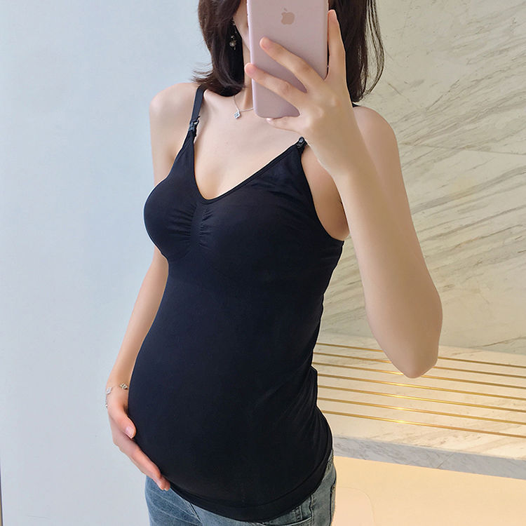 怀孕期无钢圈开上扣背心孕妇哺乳吊带背心女厂家严选批发工厂跨境|undefined