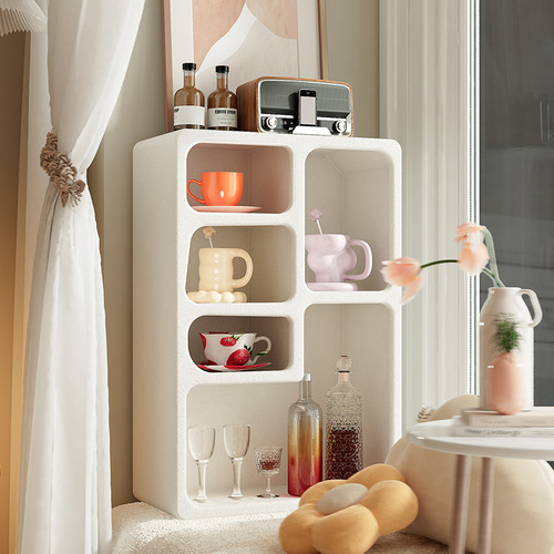 Dust-proof water cup shelf, desktop storage cabinet, storage cabinet, kitchen coffee tea room tea cup rack, shelf