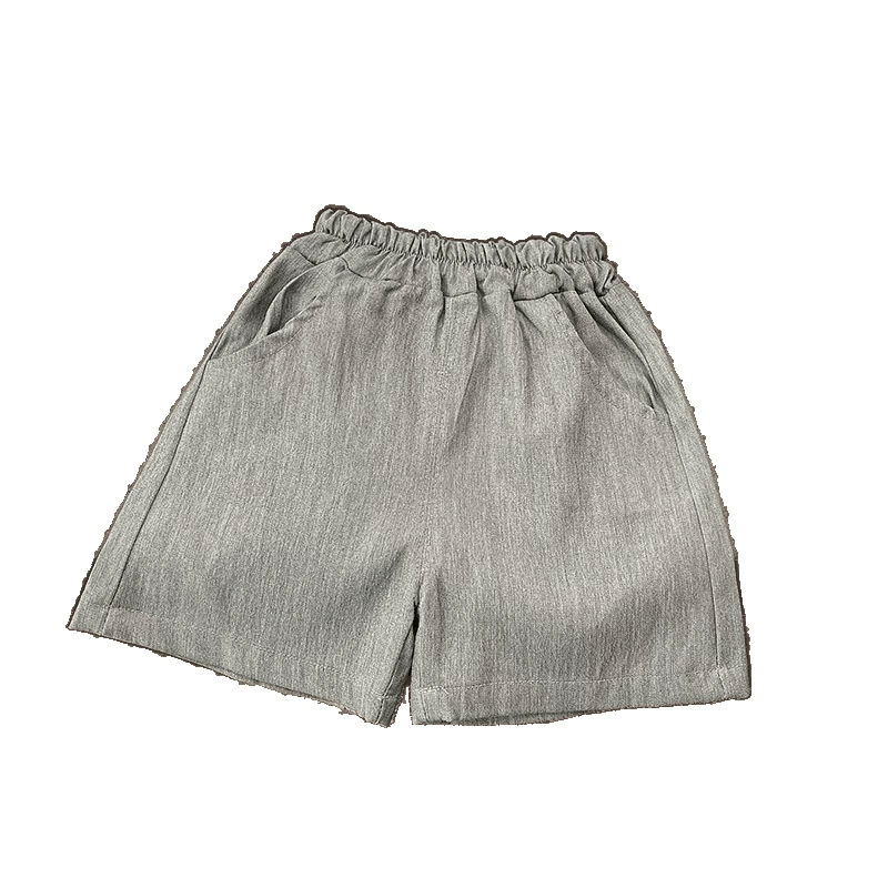 Children's summer set, shirt for boys, with short sleeve