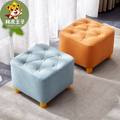 Nordic light luxury shoe bench for home, entryway, shoe wearing small stool, tea table low stool, fabric sofa footrest bench