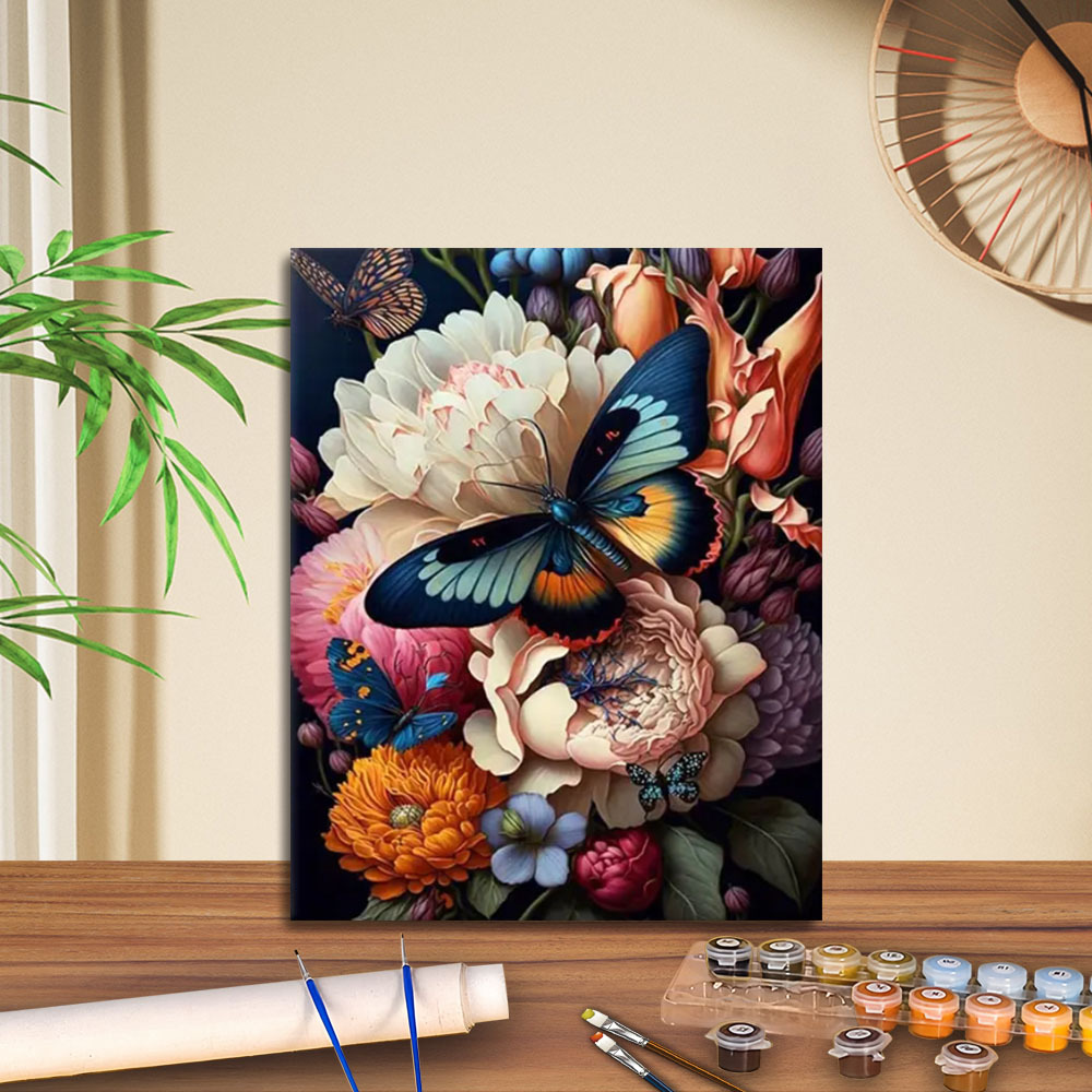 Dropshipping DIY Digital Oil Painting Manufacturer Wholesale Hand-Painted Oil Painting Decorative Painting Stall Amazon Cross-Border Jit