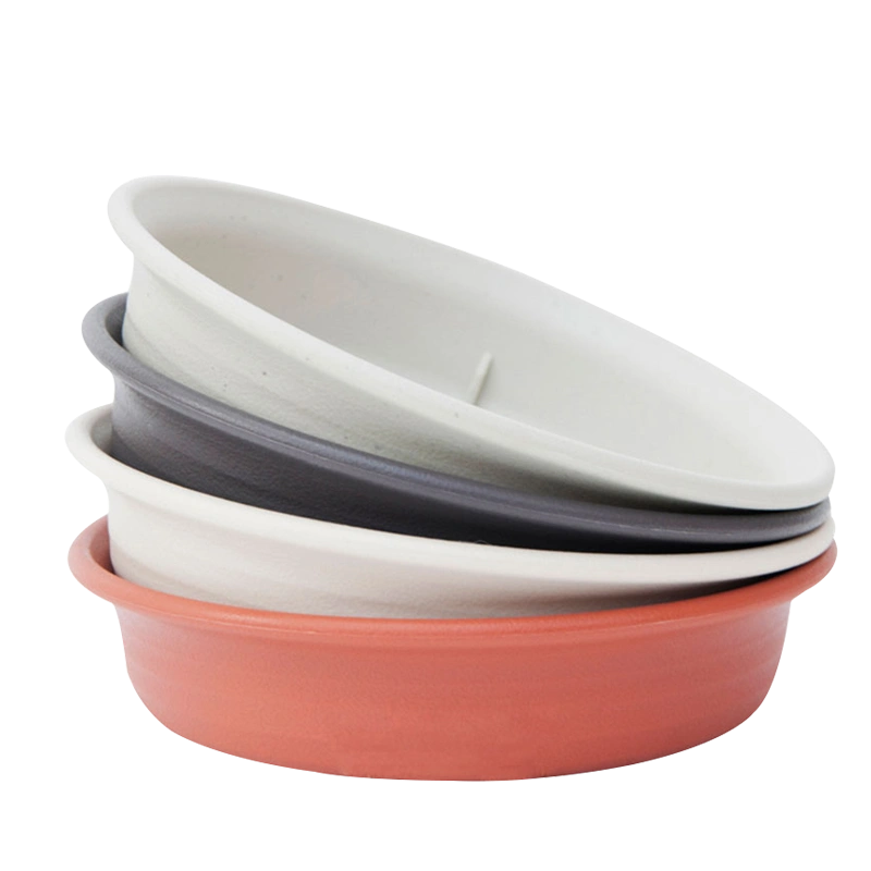 Flowerpot, plastic round landing gear, increased thickness
