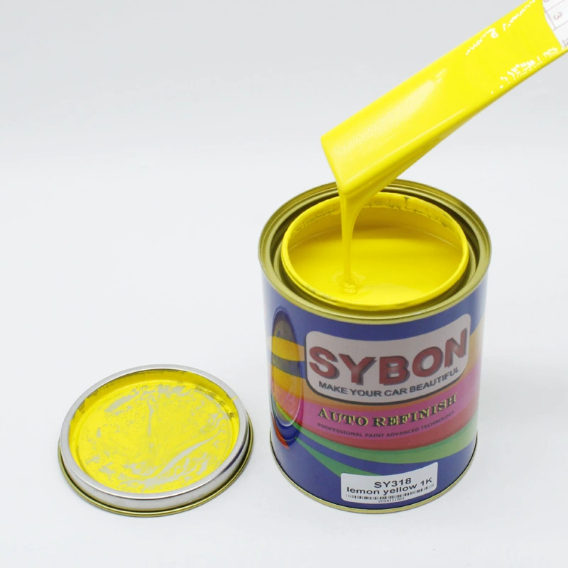 Внешнеторговый экспорт 1K лимонно-желтый 1L автомобильная краска металлическая материнская краска полуфабрикаты для готовой краски