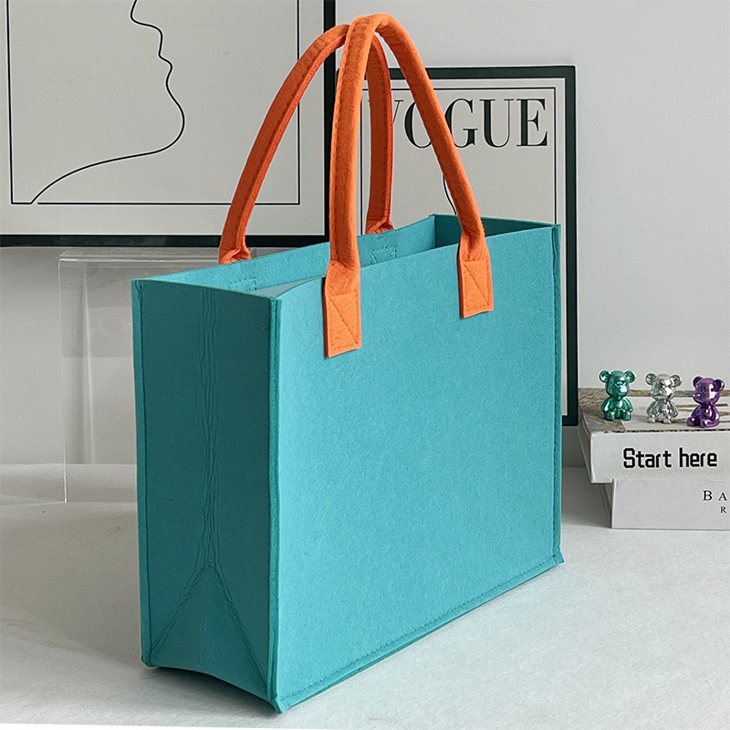 연한 파란색과 주황색; 32*25*12