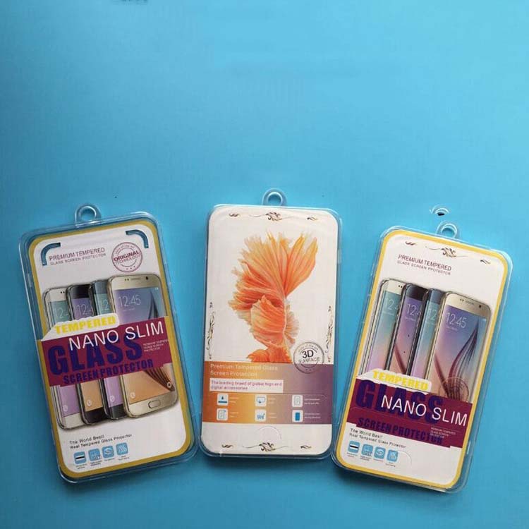 S6PLUSEdge曲面钢化玻璃膜水晶塑料包装盒S8+Edge中性包装盒