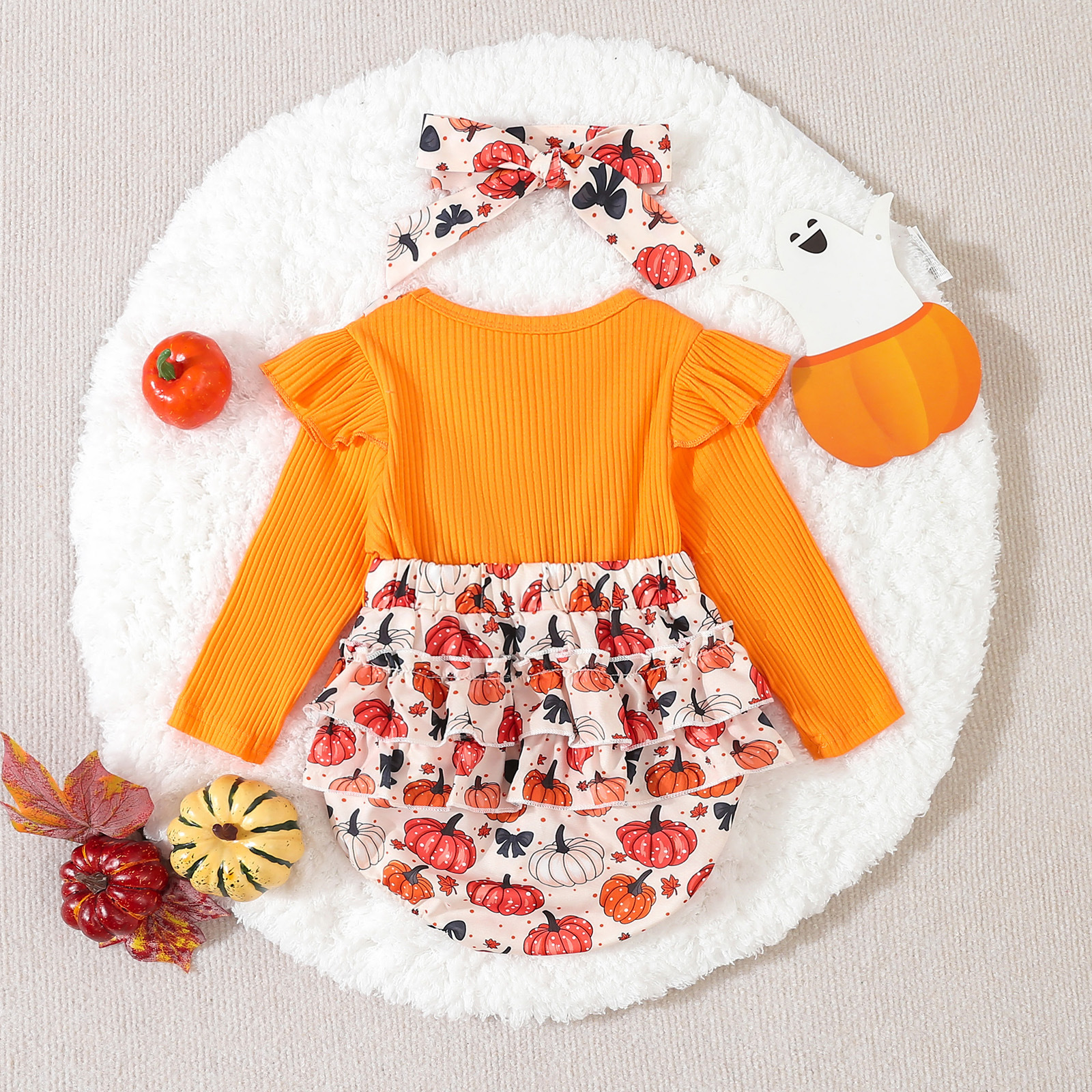 Abbigliamento per bambini, vestiti lunghi da arrampicata alla moda per neonati e bambini piccoli, set per neonati di Halloween_voghion.com