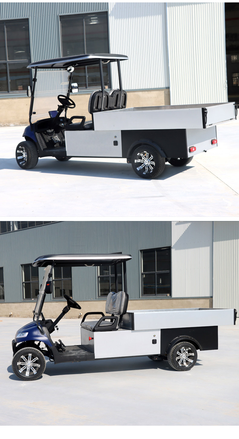 Golf Cart with Bucket Truck, Scenic Park Cargo Golf Cart, Foreign Trade Export Van Golf Cart