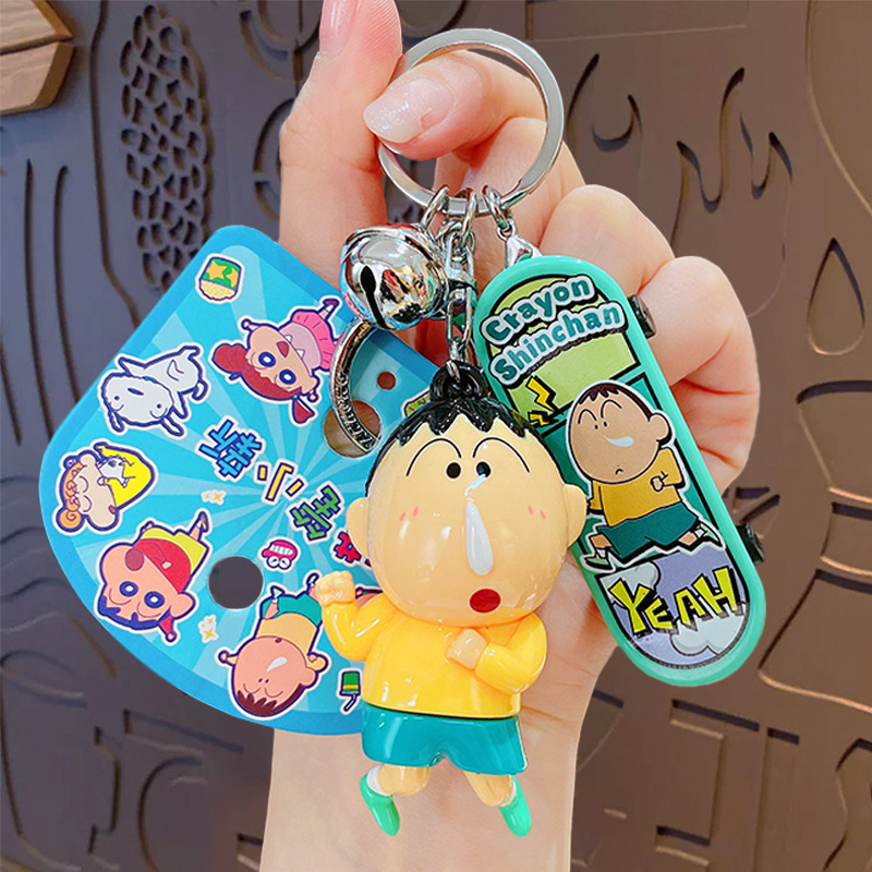 本物のクレヨンしんちゃん恋人ビスケットシリーズキーホルダーかわいいバッグペンダント車のキーチェーンギフト卸売|undefined