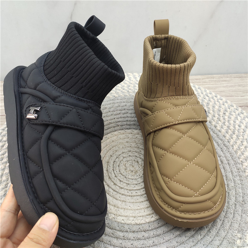 Korean style casual women's high-top shoes 2024 autumn and winter…