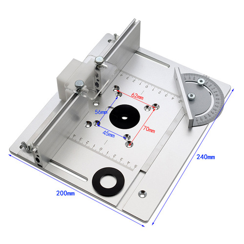 Woodworking tool engraving machine inverted plate phenolic wood milling chamfering trimmer multi-function lifting worktable slotting