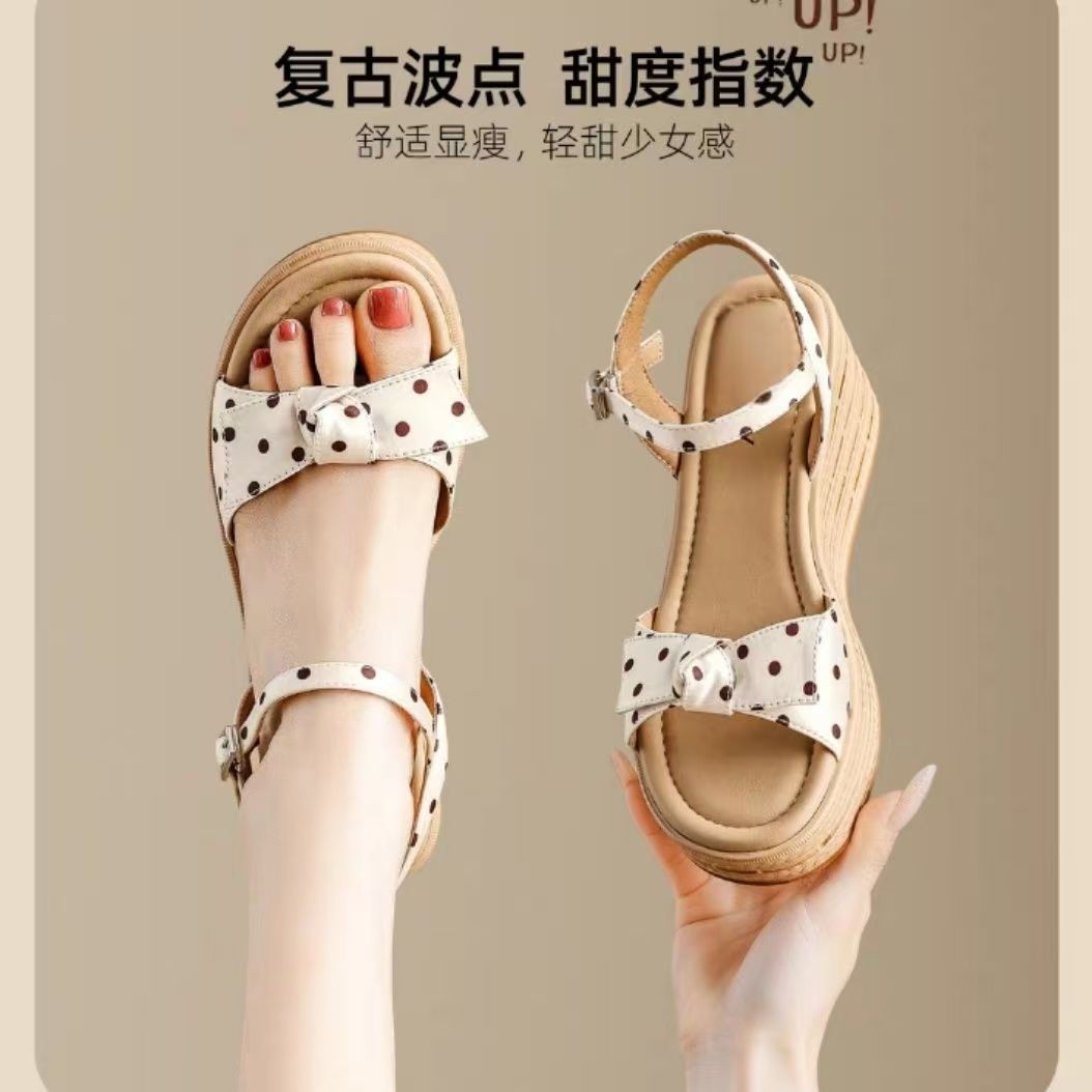2026 nuevo arco de verano zapatillas de fondo plano para usar zapatillas de cabeza redonda simple