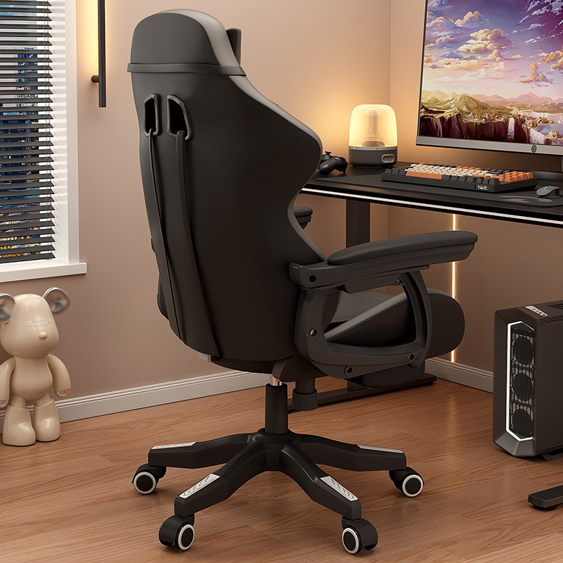 Silla de deportes electrónicos, silla de computadora para el hogar, asiento de oficina ergonómico cómodo y sedentario, dormitorio de estudiantes