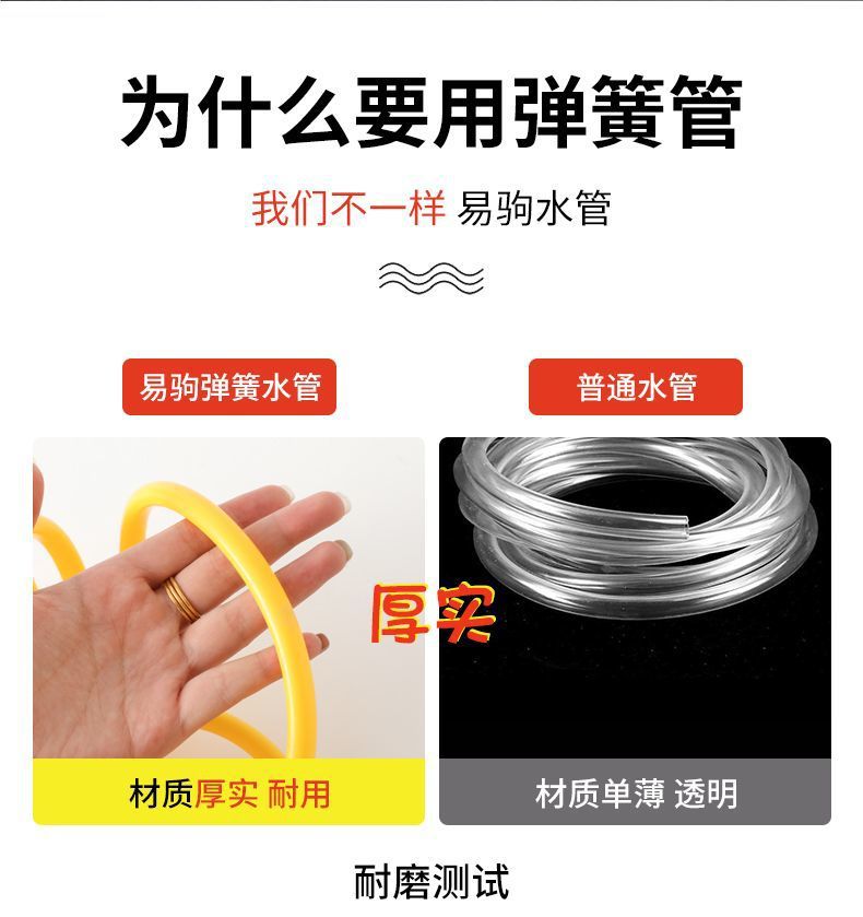 Suitable for car washing water gun high pressure household nozzle flushing watering spray gun telescopic pressurized car washing water pipe brush car cleaning