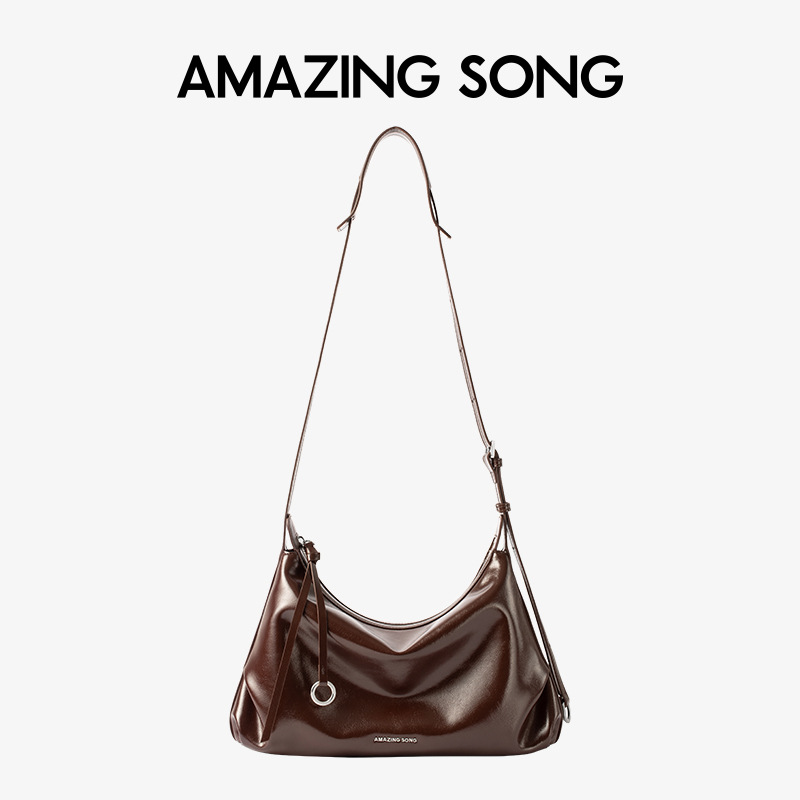 【陳都林と同じスタイル】Amazing Song ドーナツ HOBO スモール アンダーアーム クロスボディバッグ レディースバッグ 新品