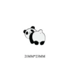 Fart panda brooch