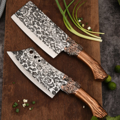 新款龍泉手工鍛打屠宰刀 鋒利分割刀 肉聯廠賣肉用專用刀 剔骨刀